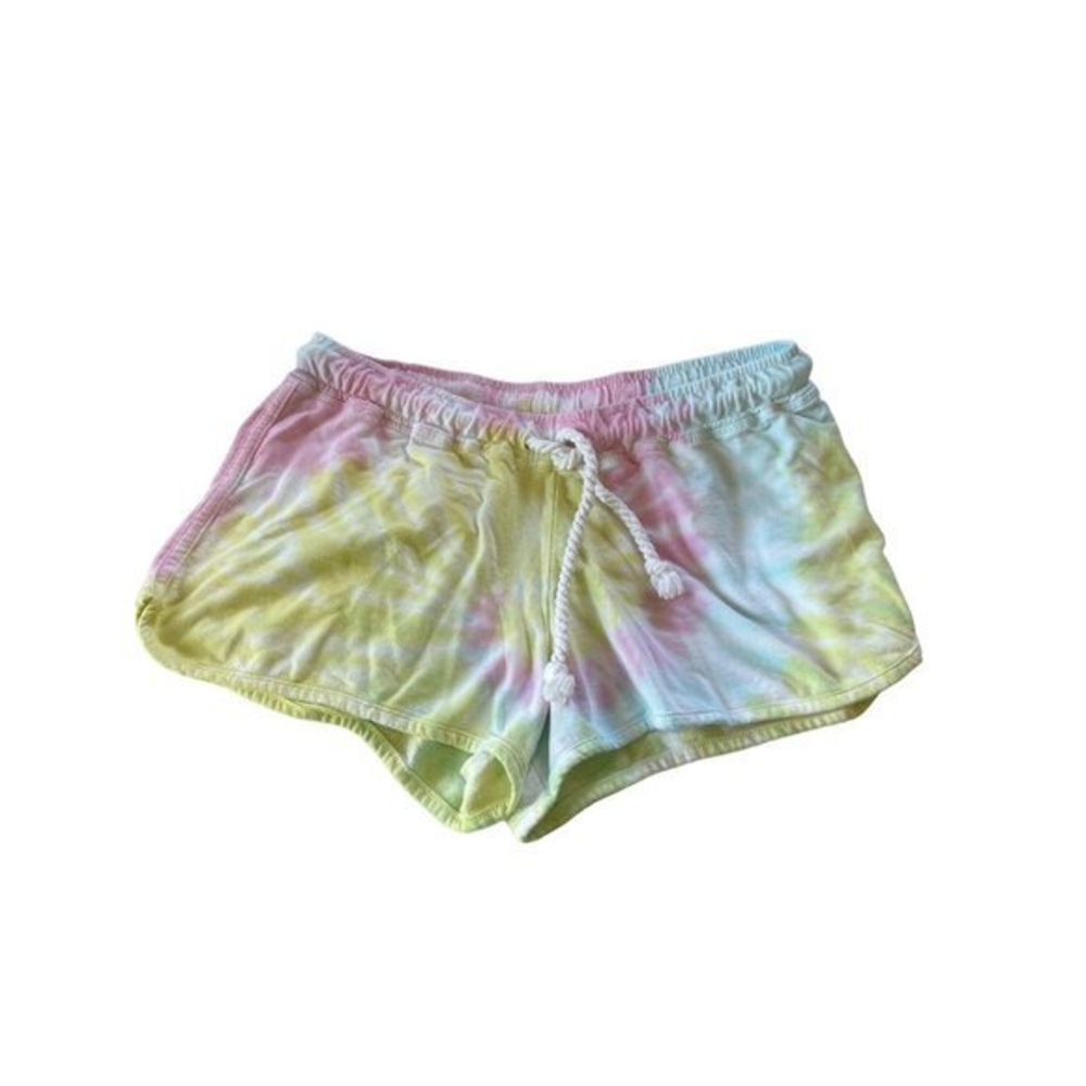 Steve Madden Pastel Tye ‎ Dye Drawstring Waist Shorts Size XL